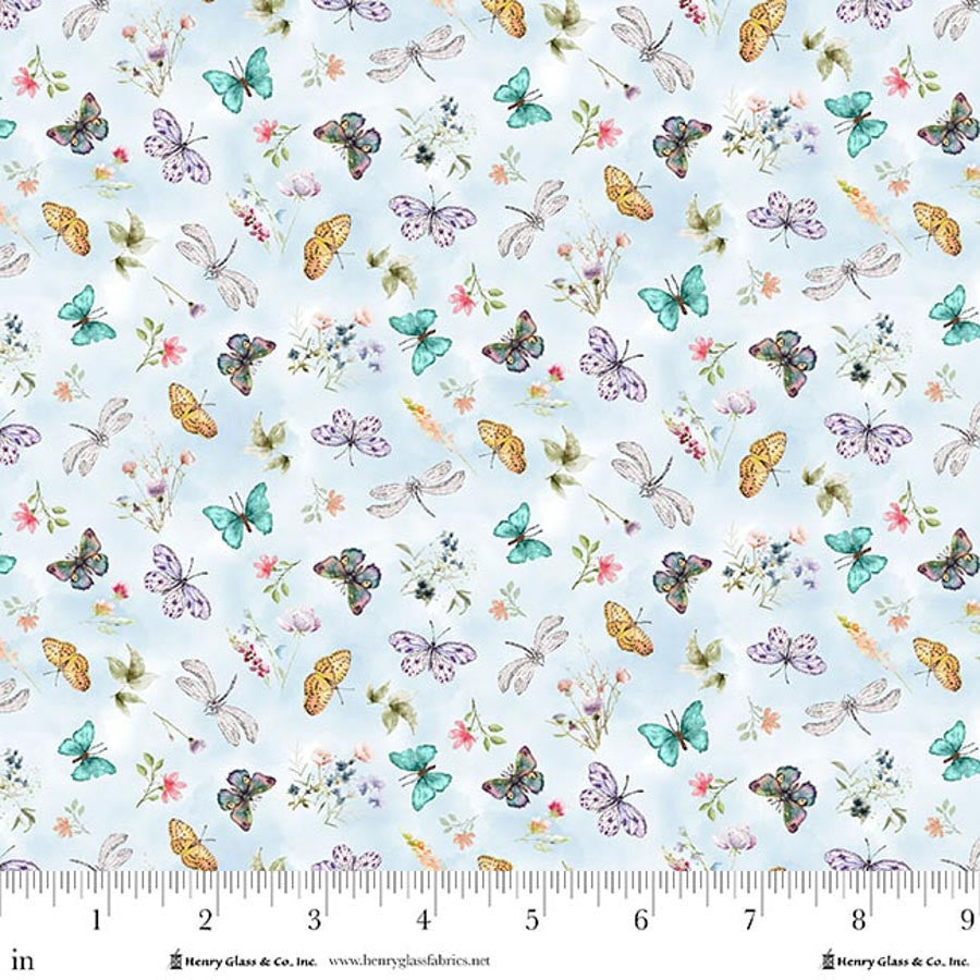 Sky Blue || Basket Full of Blessings from Henry Glass