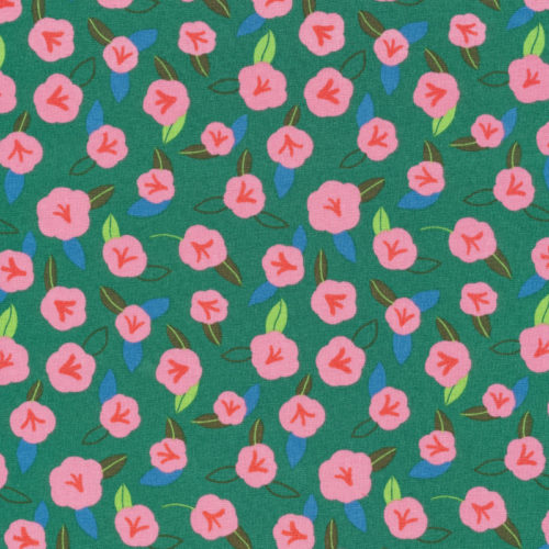 Cloud 9 Fabrics, Spring Riviere Darling Buds by the yard
