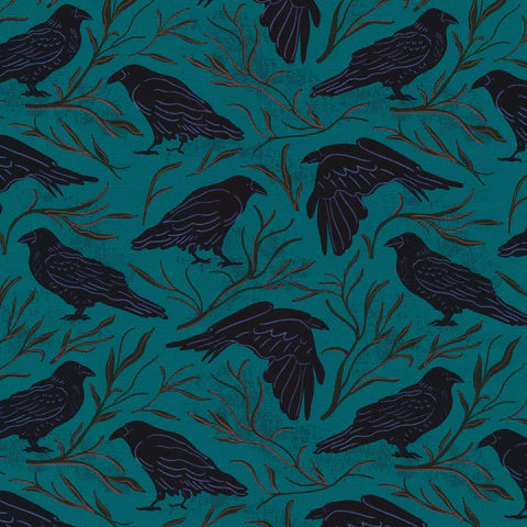 Mystery at Moonstone Manor-The Raven by Cloud9 Fabrics