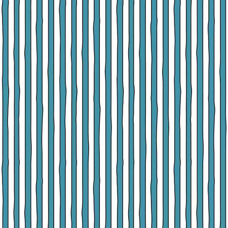 Good Night Moon Stripe Stripe White/Blue by the yard
