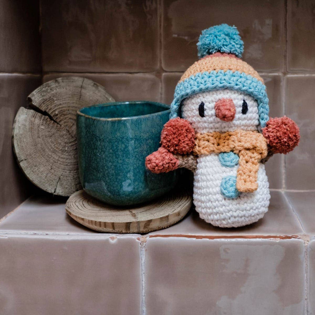 DIY Crochet Kit Winter Snowman Jingle