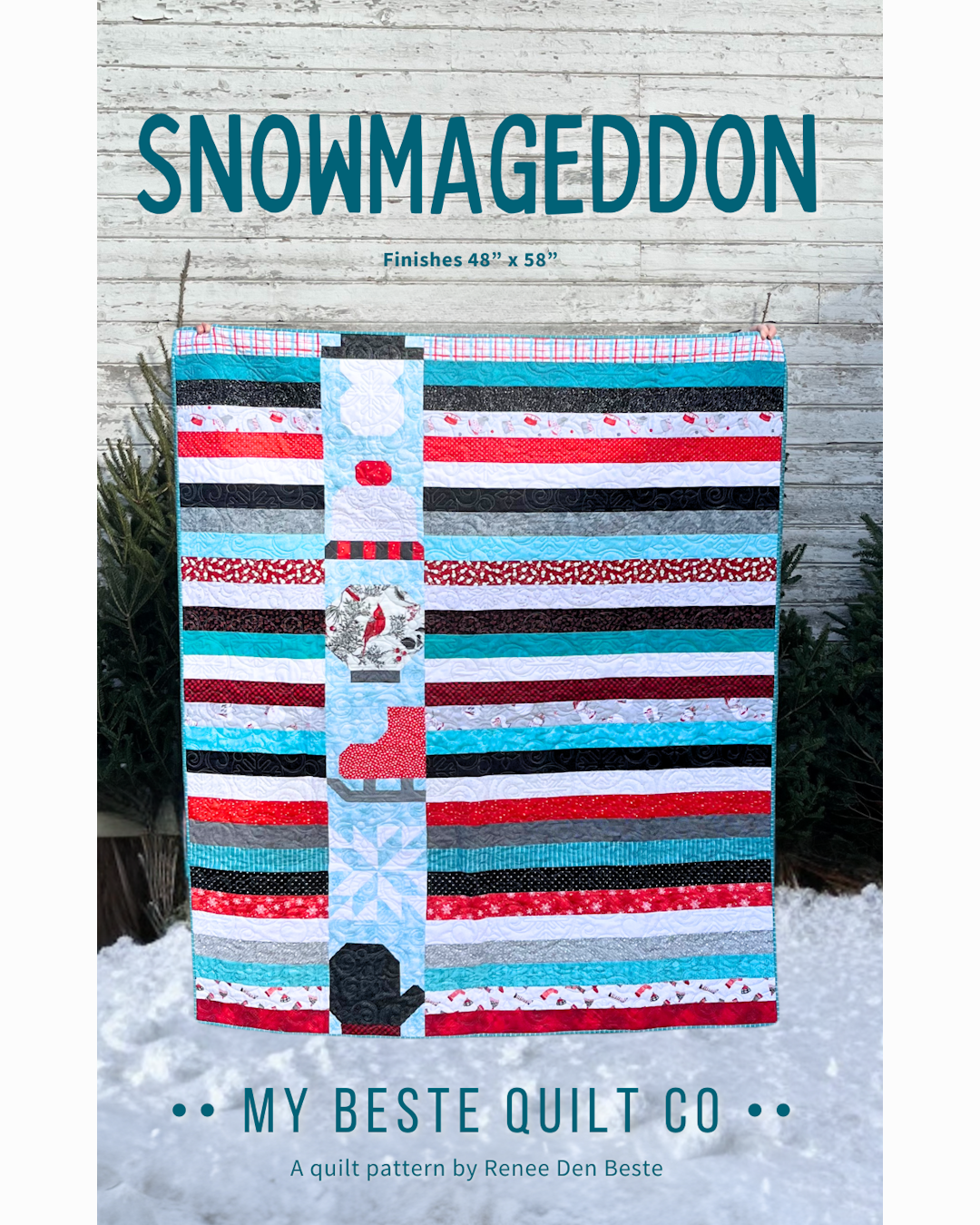 Quilt Pattern: Snowmageddon