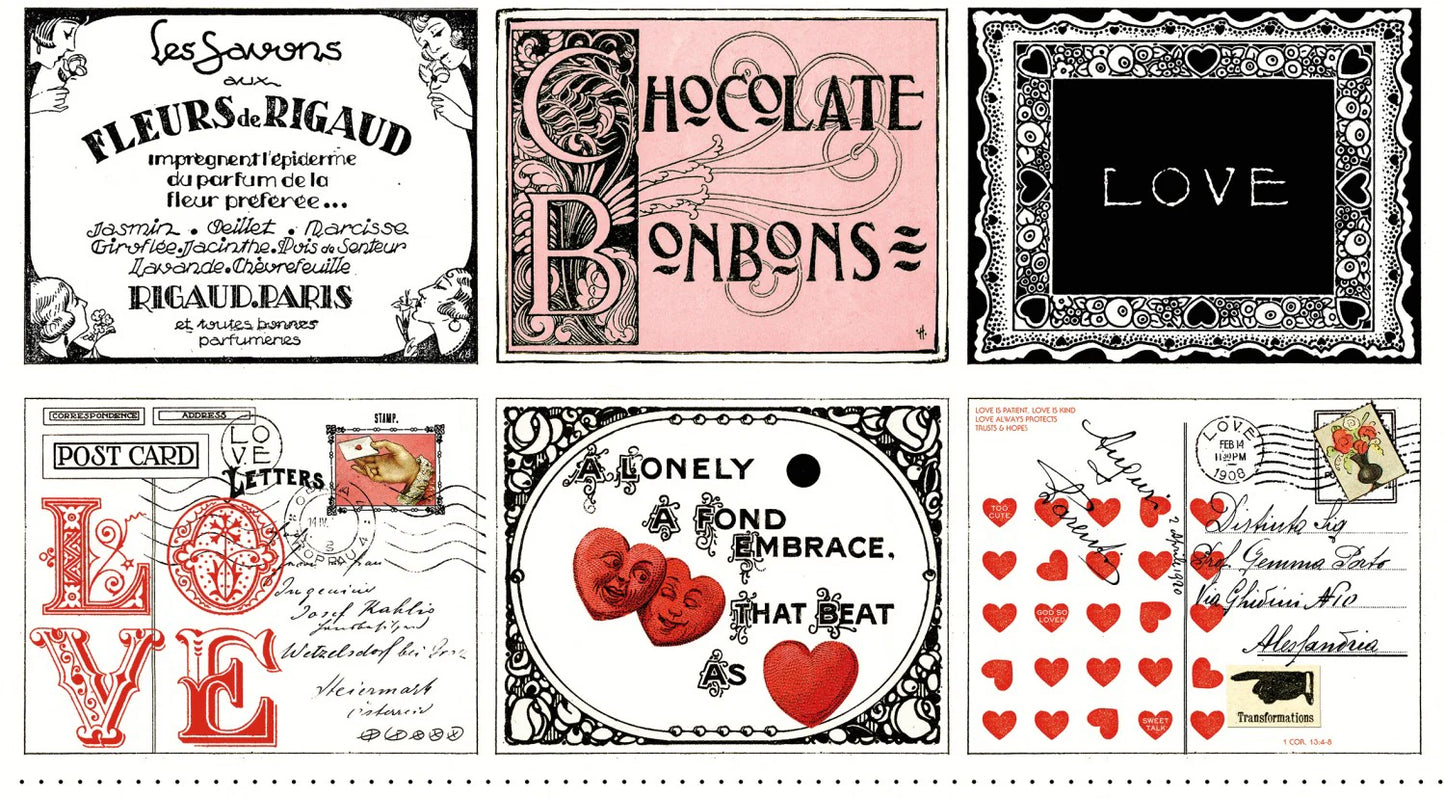 Be Mine Valentine by J. Wecker Frisch 24" Panel Placemat P12792R-PLACEMAT Cotton Woven Panel