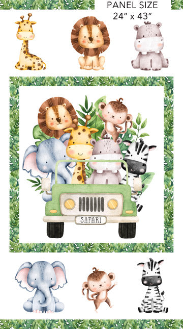 Wee Safari, by Northcott Driving Panel