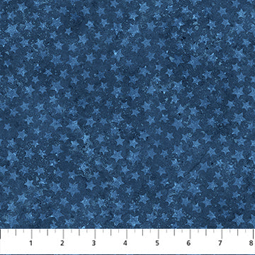 Stars and Stripes Dark Blue Stars, by the yard from Northcott