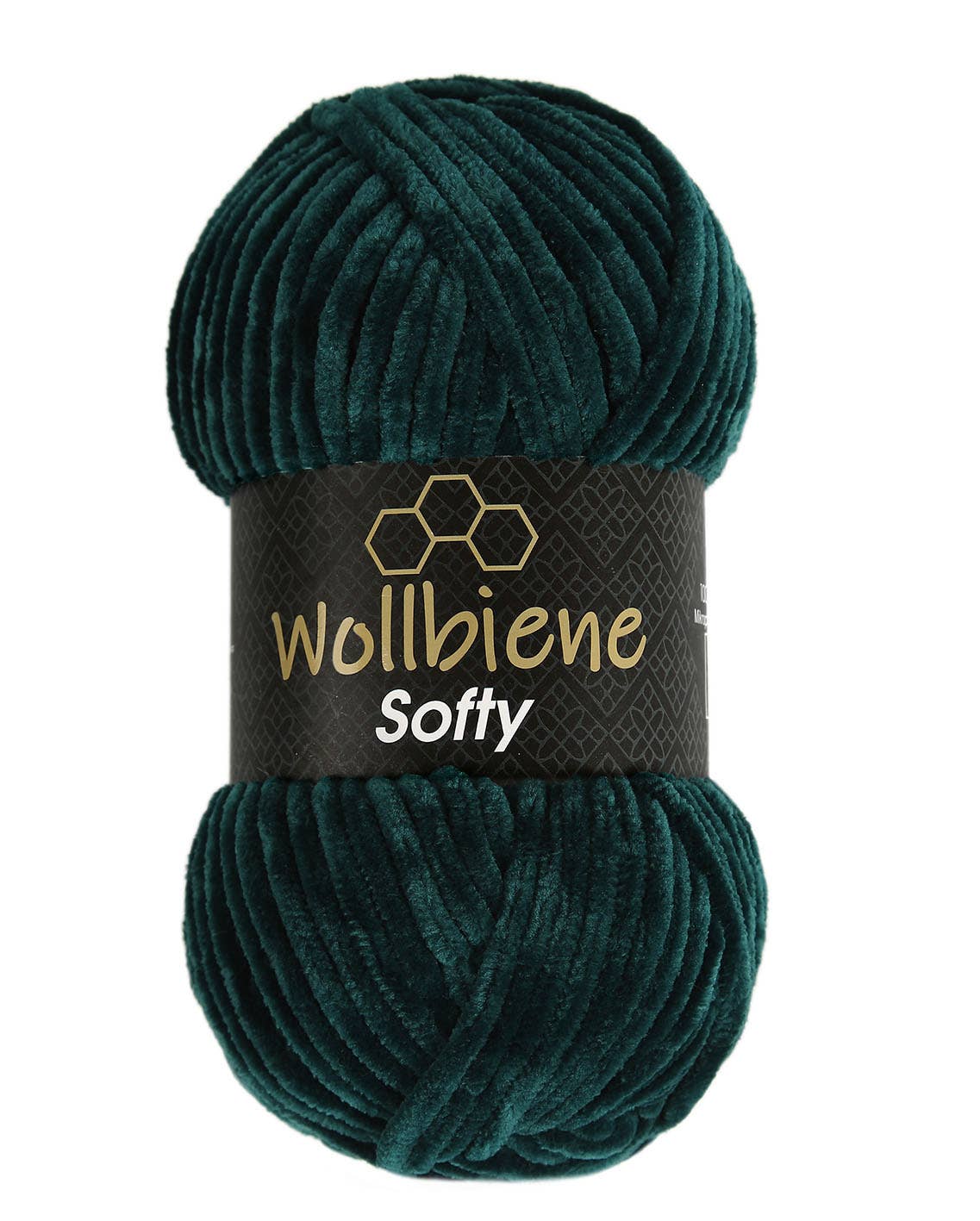 Wool bee softy chenille wool 100gr super bulky knitting: Turquoise 07