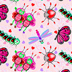 Love Bugs fabric by the yard