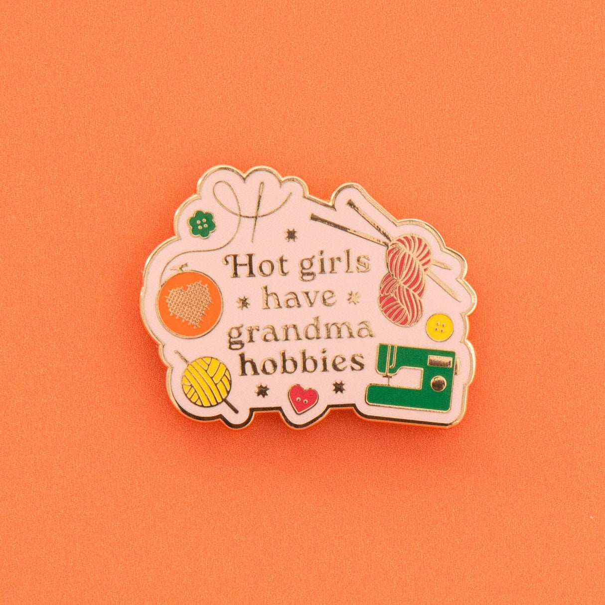 Hot Girls Have Grandma Hobbies Magnetic Needle Minder