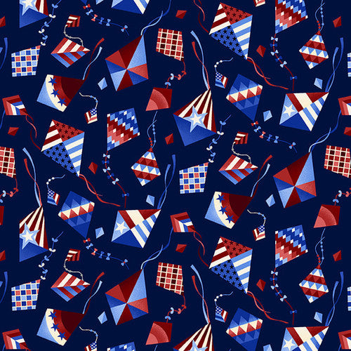 3188-77 Navy|| Liberty HillLiberty Hill, from Henry Glass,Navy Kites