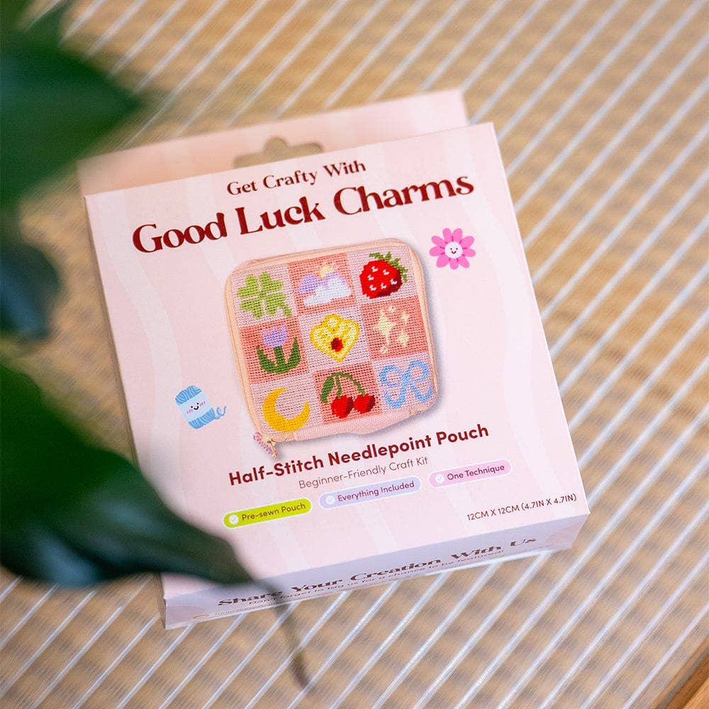 GOOD LUCK CHARMS - Needlepoint Pouch Kit