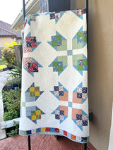 Kick off Jelly Roll Week with Barb and the Star Flower Quilt, 2 sessions Tuesdays 9/15 and 9/29 5-8pm