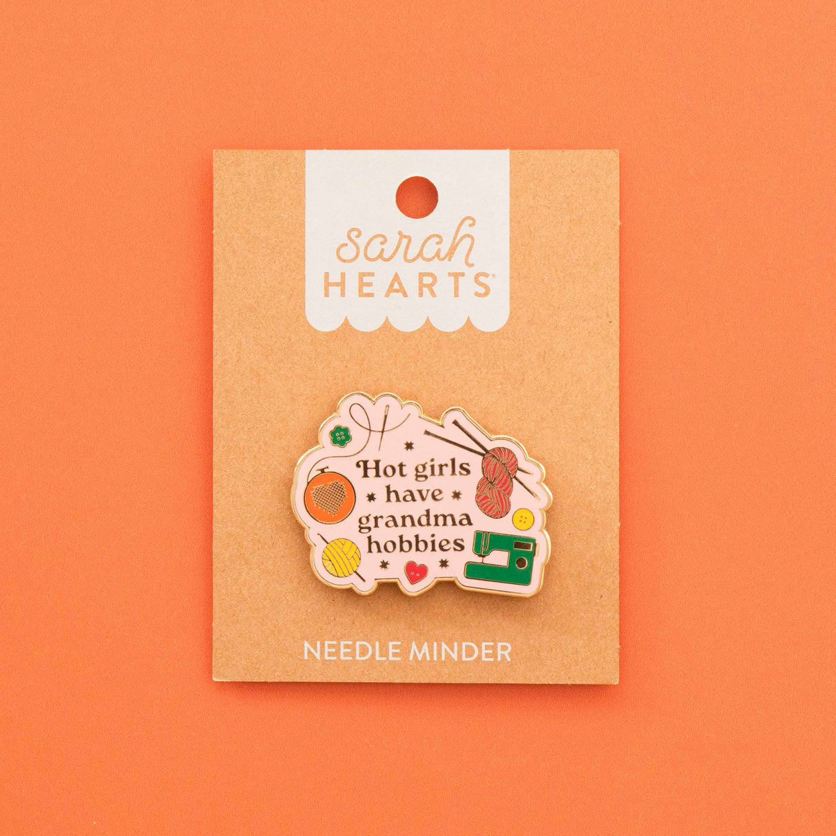 Hot Girls Have Grandma Hobbies Magnetic Needle Minder