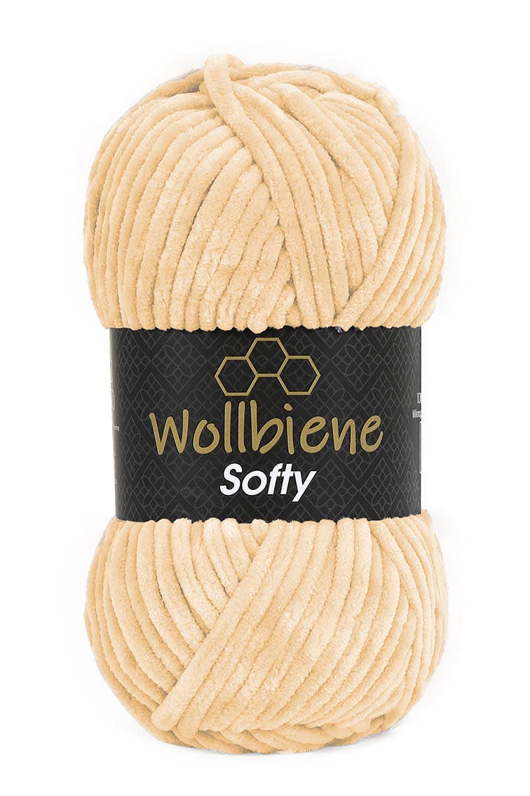 Wool bee softy chenille wool 100gr super bulky knitting: Turquoise 07