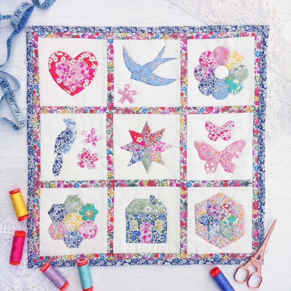 Liberty Tana Lawn® Fabric Rainbow Mini Sampler Quilt Kit