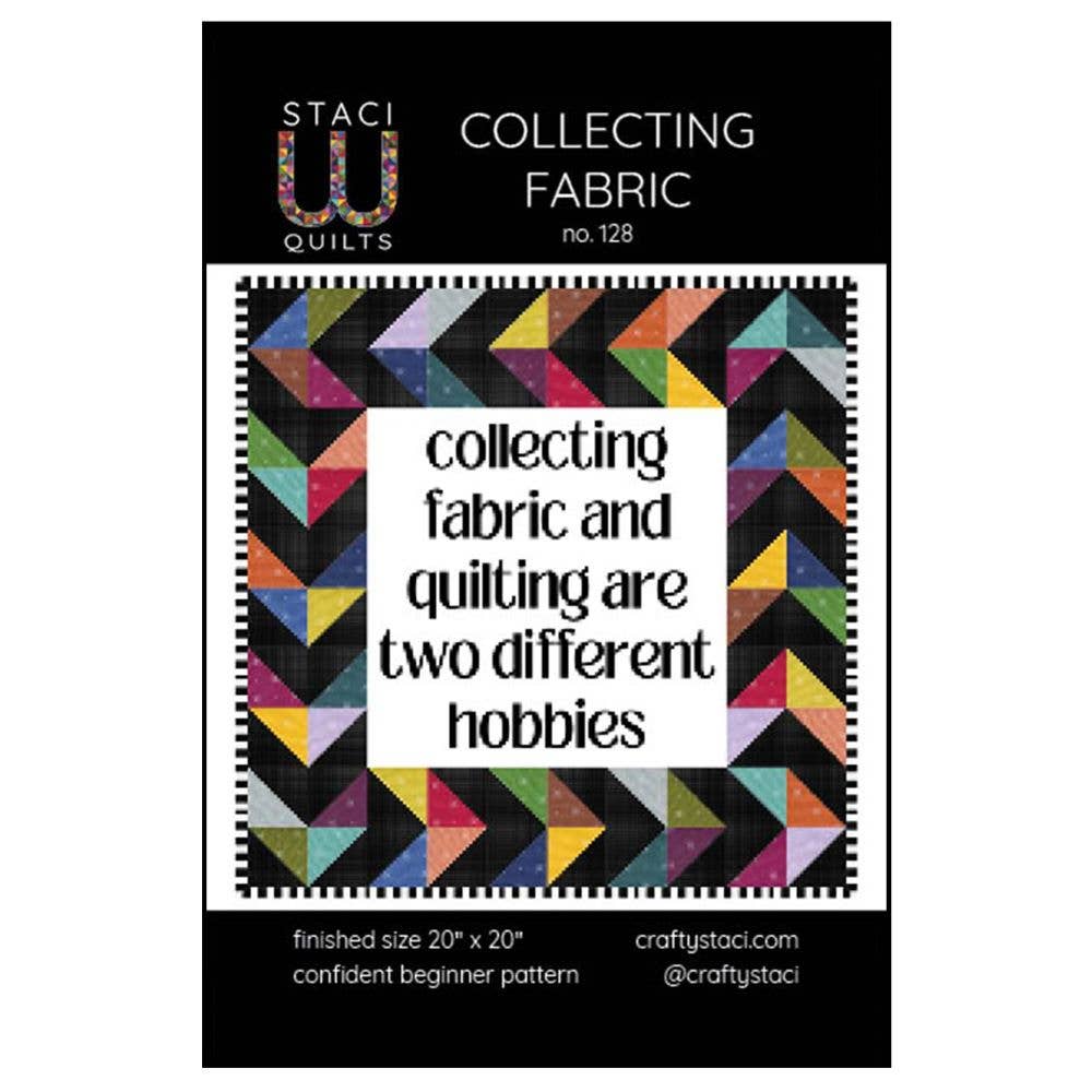 Collecting Fabric Quilt Pattern and Fabric Panel