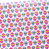 Sugar Skulls Clear TPU Vinyl Fabric 18x56 – Bag Making