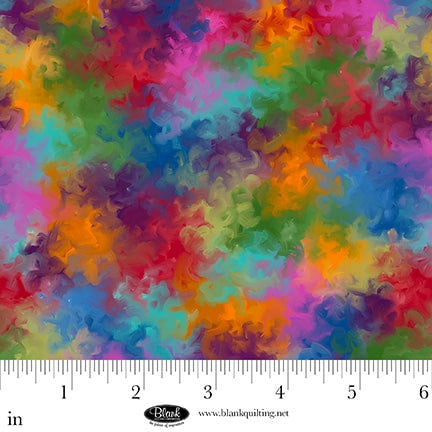 4153-88 Red || Metro Mirage from Blank Quilting by the yard