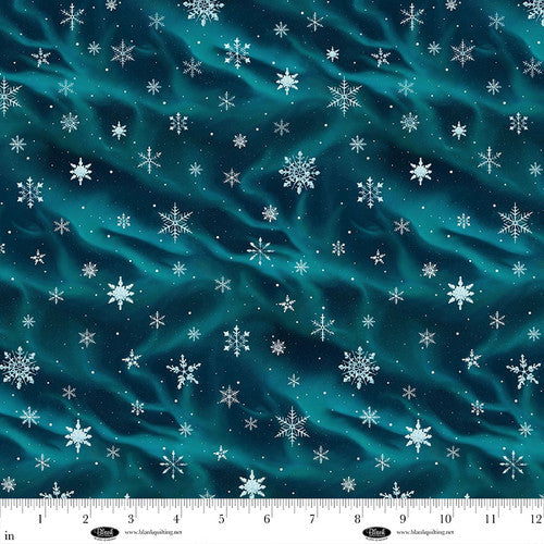4162-69 Dk. Aqua || Comfort & Joy from Blank Quilting by the yard