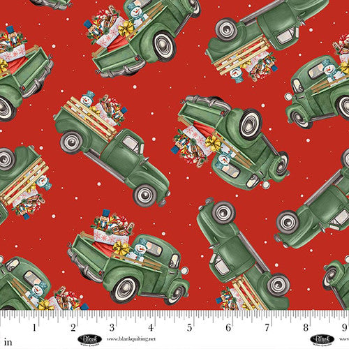 4164-88 Red || Comfort & Joy from Blank Quilting by the yard