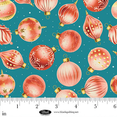 4165-69 Dk. Aqua || Comfort & Joy from Blank Quilting by the yard