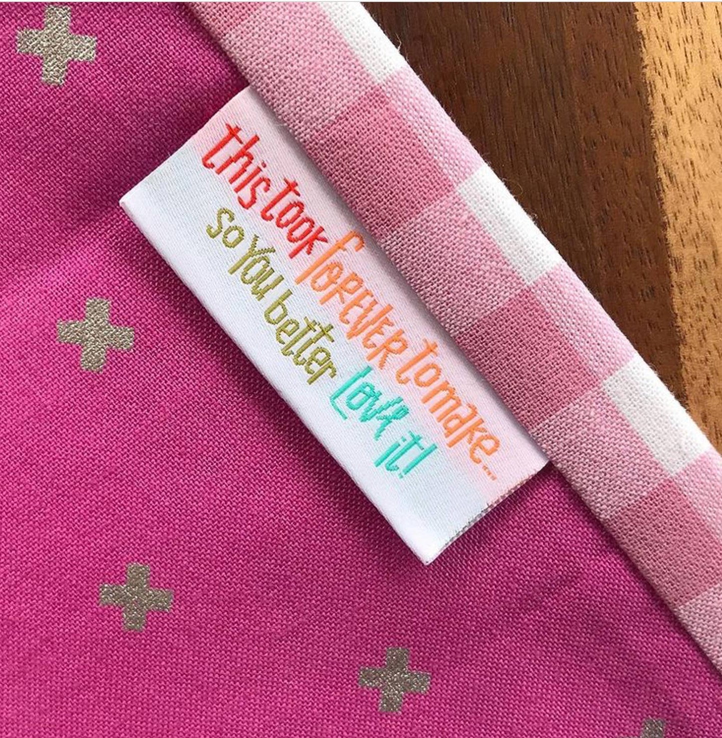 This Took Forever to Make - Sew in Label Pack