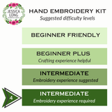 Garden Mouse Embroidery Kit