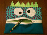 Kids Monster Pencil Pouch Class, Saturday 9/6. 11-3. All Materials Provided