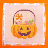 Trick or Treat Bucket Needlepoint Canvas