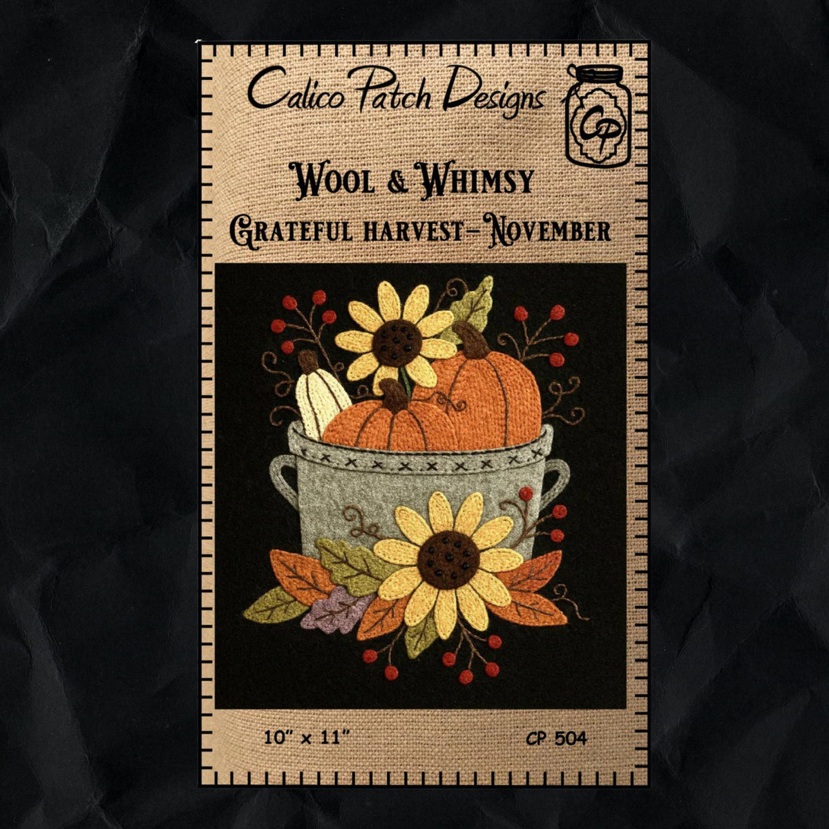 Wool & Whimsy Wool Block of the Month – 12 Month Program (Riley Blake)