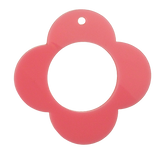 Bag Tag: Mod Flower: Pink