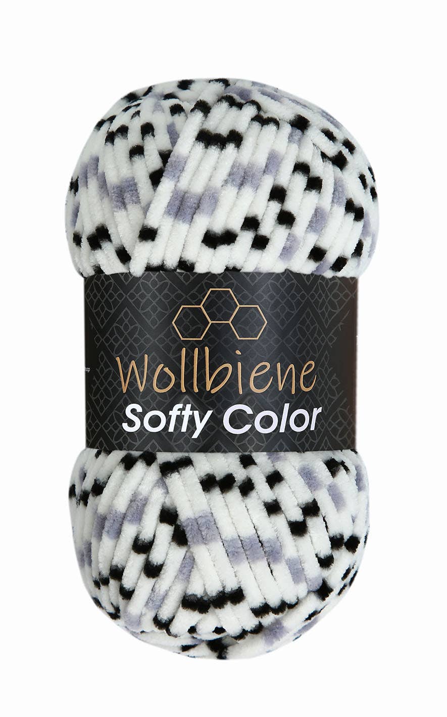 Softy Color Chenille Wool 100gr Coloured Knitting Hobby DIY: Purple grey pink turkis 118