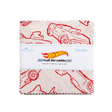 Batiks Full Throttle Hot Wheels™ Traditional Racing 5" Stacker from Riley Blake
