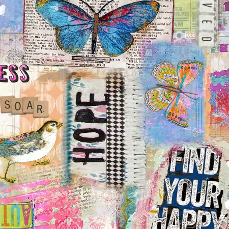 Multi Find Your Happy 108in Wideback by the yard