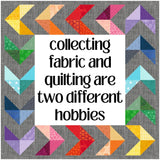 Collecting Fabric Quilt Pattern and Fabric Panel