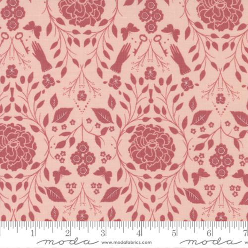 Evermore by MODA, strawberry Cream ,Garden Gate Damask Floral