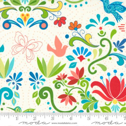 Land Enchantment Marshmallow Wh 45030 11 Moda by the yard