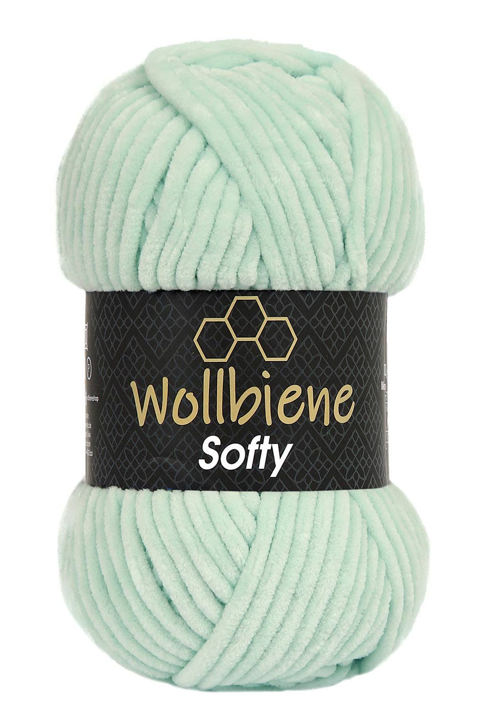 Wool bee softy chenille wool 100gr super bulky knitting: Turquoise 07