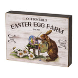 Cottontail's Easter Egg Farm Box Sign