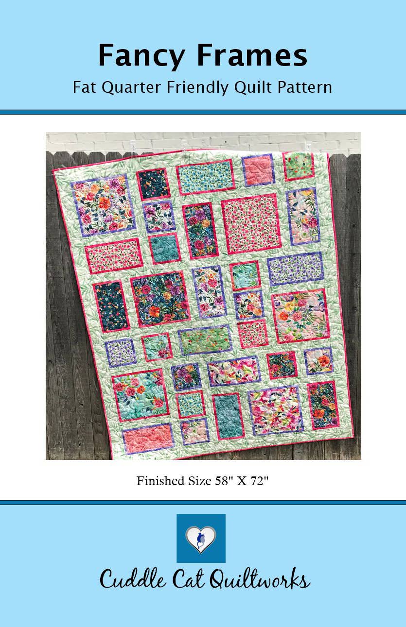 Fancy Frames Fat Quarter Quilt Pattern