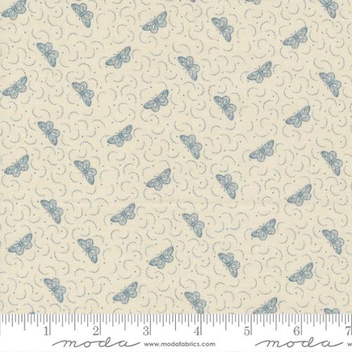 Antoinette Pearl French Blue 13954 12 Moda by the yard