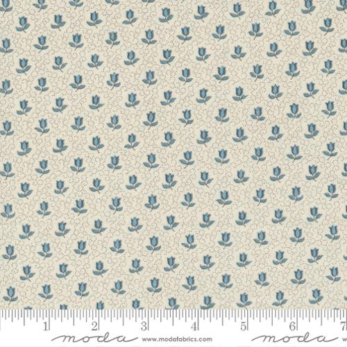 Antoinette Pearl French Blue 13955 12 Moda  by the yard