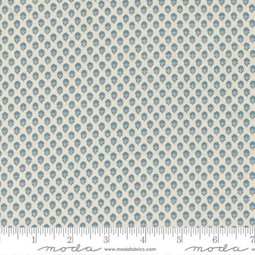 Antoinette Pearl French Blue 13957 12 Moda by the yard