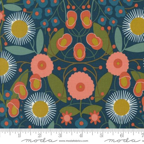 Imaginary Flowers Midnight 48381 20 Moda, by the yard