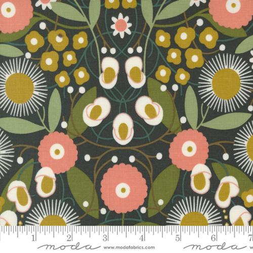 Imaginary Flowers Ebony 48381 21 Moda, by the yard