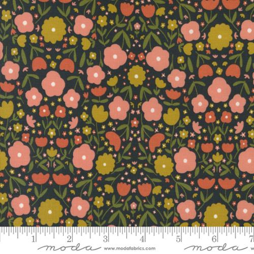 Imaginary Flowers Ebony 48382 21 Moda, by the yard-