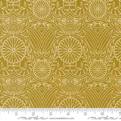 Imaginary Flowers Golden 48385 17  Moda by the yard