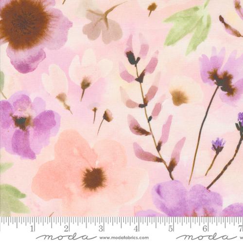 Blooming Lovely Petal 16971 12 Moda  by the yard Posy Florals Watercolor