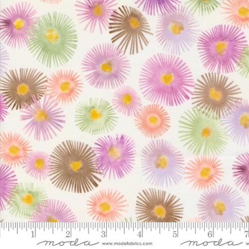 Blooming Lovely Cream 16972 11 Moda by the yard Aster Florals Watercolor