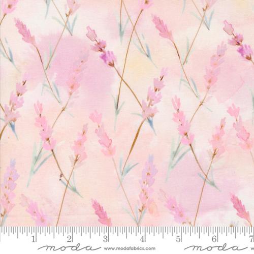 Blooming Lovely Petal 16975 12 Moda by the yard Lavender Florals Watercolor