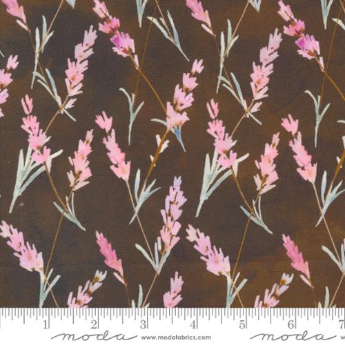 Blooming Lovely Sepia 16975 17 Moda by the yard Lavender Florals Watercolor